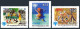 Chile 553-555,555a, MNH. Michel 913-915, Note. IYC-1979. Children's Drawings. - Cile