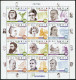 Colombia C899-C900 Al Sheets,MNH.Michel 2056-2079 Zd-bogens. Personalities,1997. - Kolumbien