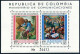Colombia 722-723,C387-C388, MNH. St Isidore,the Farmer,1960.Gregorio Y Ceballos. - Kolumbien