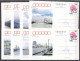 ⁕ CHINA 1998 ⁕ Bridges Across The Pearl River ⁕ Set Of 8 Stationery Unused Postcard ⁕ See All Scan - China