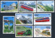 Dominica 1287-1294, 1295-1296 Sheets, MNH. Cog Trains Of Switzerland, 1991. - Dominica (1978-...)