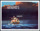 Dominica 842-845,846,MNH. Ships 1984:Atlantic Star,Atlantic,Pirogue,Santa Maria. - Dominique (1978-...)