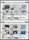 Dominica 1204-1207 Af Sheets,MNH. US Presidency-200,1989.Aircraft,Ships,Trains, - Dominica (1978-...)