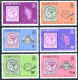 Dominica 389-394,394a,MNH. Dominican Stamps-100,1974.Map,Post Horn,Arms-Parrots. - Dominique (1978-...)