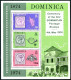 Dominica 389-394,394a,MNH. Dominican Stamps-100,1974.Map,Post Horn,Arms-Parrots. - Dominica (1978-...)