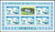 Dominica 418-419 Sheets,MNH.Michel 417-418. UPU-100,1974.Seamail-ships,Plane. - Dominica (1978-...)