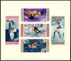 Dominican Rep 505a,C108a Imperf Sheets,MNH.Olympics Melbourne-1956.Winners,flags - Dominican Republic