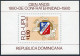 Dominican Rep C323-C325,C326, MNH. Michel 1284-1286, Bl.38. UPU Conference 1980. - Dominicaine (République)