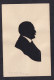 Silhouette - Image Of A Man / Postcard Not Circulated, 2 Scans - Silhouetkaarten