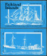Falkland 260 Five Panes Booklet,blue.MNH.Michel (255-264) MH. Mail Ships,1978. - Islas Malvinas