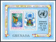 Grenada 621-626,627 Sheet, MNH. Michel 648-653,Bl.41. Admission To UN,1975.Dove, - Grenada (1974-...)