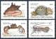 Grenada Gren 694-697,698, MNH. Mi 703-706,Bl.97. Conch,Fish,Crab,Lobster,Urchin. - Grenade (1974-...)