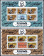 Grenada 989A-989D Sheets, MNH. Mi 1036-1039 Klb. LONDON-1980. Sir Rowland Hill. - Grenada (1974-...)