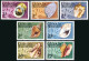 Grenada Gren 137-143,144 Sheet, MNH. Michel 132-138, 139 Bl.15. Sea Shells 1976. - Grenada (1974-...)