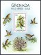 Grenada 985-988,989, MNH. Mi 1026-1029,Bl.89. Tropical King Birds,Warblers,1980. - Grenada (1974-...)