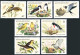 Grenada Gren 590-596,597,MNH.Mi 600-606,Bl.80. Birds 1984:Bobolink,kingfisher, - Grenade (1974-...)