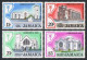 Jamaica 491-494,494a,MNH.Mi 492-495,Bl.16. Christmas 1980.Churches Of Kingstown. - Jamaique (1962-...)