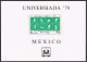 Mexico 1189,C614, MNH. Mi 1643-1646 Bl.24-25. Universiada-1979, Fencing, Sports. - Mexico