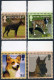 Montserrat 1154-1157,1158, MNH. Dogs 2006: Rottweiler, Boxer, Corgi, Great Dane, - Montserrat