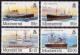 Montserrat 539-542,542a,MNH.Michel 553-556,Bl.28. Mail Packet Boats,1984. - Montserrat