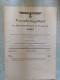 39/45 Verordnungsblatt Des Militärsbefehlshaber In Frankreich. Journal Officiel. 31 Mars 1941 Index 1-26 - Dokumente