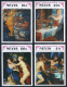 Nevis 633-638,639,MNH.Michel 567-570,571 Bl.30. Peter Paul Rubens,1991. - St.Kitts E Nevis ( 1983-...)