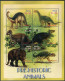 Nevis 1448-1450,1451-1453,MNH. Pre-Historic Animals. - St.Kitts Und Nevis ( 1983-...)