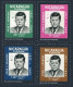 Nicaragua C574-C577, Sheets, MNH. Mi 1387-1390,Bl.59-62. President John Kennedy. - Nicaragua