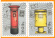 Postcard Singapore Postbox Mailbox 5 Postcards - Correos & Carteros