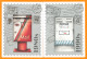 Postcard Singapore Postbox Mailbox 5 Postcards - Postal Services