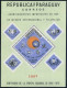 Paraguay 926a,926a Imperf,MNH. Mi Bl.79-80. Quiet Sun Year IQSY-1964.Satellites. - Paraguay