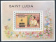 St Lucia 501-502, 503, MNH. Mi 499-500, Bl.23. Queen Mother 80th Birthday, 1980. - St.Lucie (1979-...)