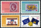 St Lucia 568-571,572,MNH.Michel 559-562,Bl.31. UPU Membership,1st Ann.1982. - St.Lucia (1979-...)