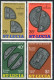 St Lucia 355-358,358a,MNH.Michel 348-351,Bl.4. Coins Of Old St Lucie,1974. - St.Lucie (1979-...)