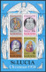 St Lucia 363-366,366a,MNH.Michel 356-359,Bl.6. Christmas 1974:Virgin And Child. - St.Lucie (1979-...)