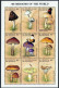 St Vincent 2559 Ai,2561,MNH.Mi 4319-27,Bl.448. Mushrooms 1998.Butterfly,Bee. - St.Vincent (1979-...)