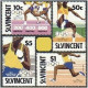 St Vincent 1116-1119,1120,MNH.Michel 1130-1134, Bl.60. Olympics Seoul-1988.Jump, - St.Vincent (1979-...)