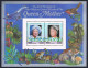 St Vincent Bequia 211-212,MNH.Michel Bl.2-3. Queen Mother,85th Birthday.Fauna. - St.Vincent (1979-...)