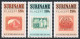 Surinam 822-824,825 Sheet, MNH. Michel 1274-1276, Bl.48. FILACEPT-1988. Stamps. - Surinam