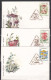 6 Enveloppes 1993 CHAMPIGNONS - MUSHROOMS - Cachets Illustrees - Champignons