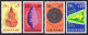Surinam B222-B225, B223a, MNH. Mi 698-701,Bl.15. Indian Arrow Head,Wayana, 1975. - Surinam