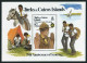 Turks-Caicos 512-515 Gutter, 516, MNH. Scouting Year 1992. Lord Baden-Powell. - Turks & Caicos (I. Turques Et Caïques)