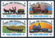 Turks & Caicos 550-553,554, MNH. Mi 620-623,Bl.42. Train, Locomotives,Yacht.1983 - Turks And Caicos