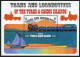 Turks & Caicos 550-553,554, MNH. Mi 620-623,Bl.42. Train, Locomotives,Yacht.1983 - Turcas Y Caicos