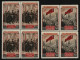 Russia / Sowjetunion 1953 - Mi-Nr. 1679-1680 ** - MNH - Viererblock - Ongebruikt