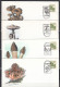 10 Enveloppes 1992 CHAMPIGNONS - MUSHROOMS - Cachets Illustrees - Pilze
