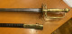 Delcampe - Épée Restaurée Avec Poignée En Laiton. France. Environ 1740 (C255) - Armas Blancas