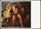 Ansichtskarte  Künstlerkarte PETER PAUL RUBENS Der Trunkene Herkules 1975 - Peintures & Tableaux