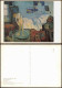 Ansichtskarte  Künstlerkarte DDR Maler PABLO PICASSO Die Badewanne 1971 - Peintures & Tableaux