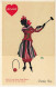 N°23907 - Fantaisie - Jeune Femme Jouant Au Croquet - MG - Silhouette - Donne